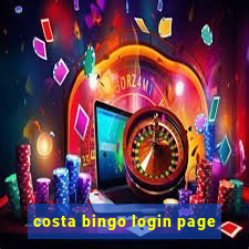 costa bingo login page