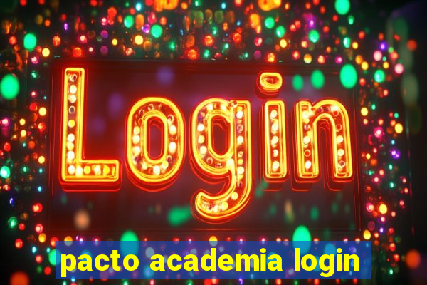 pacto academia login