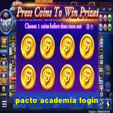 pacto academia login