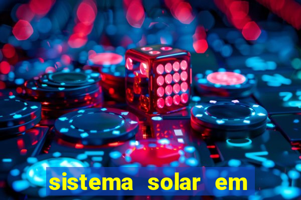 sistema solar em tempo real