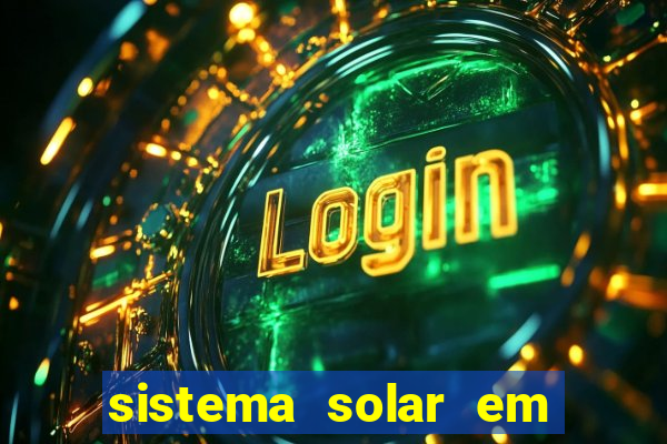 sistema solar em tempo real