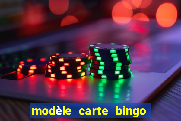 modèle carte bingo quarantaine gratuit