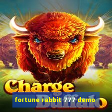 fortune rabbit 777 demo