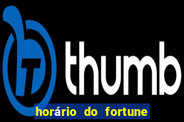 horário do fortune rabbit hoje