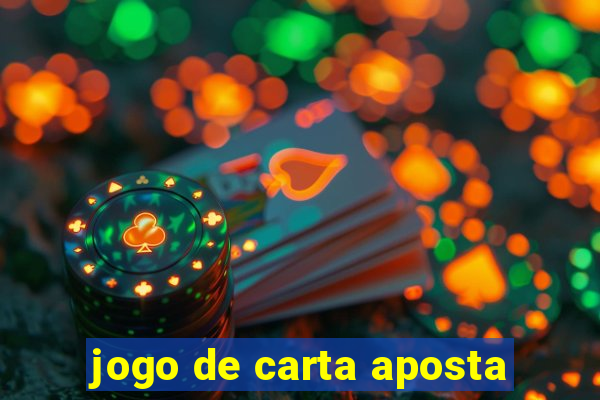 jogo de carta aposta