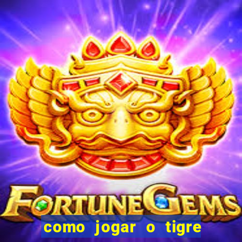 como jogar o tigre da fortuna