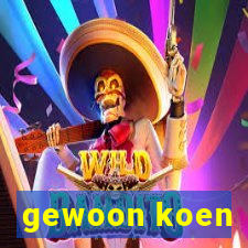 gewoon koen