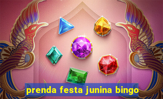 prenda festa junina bingo