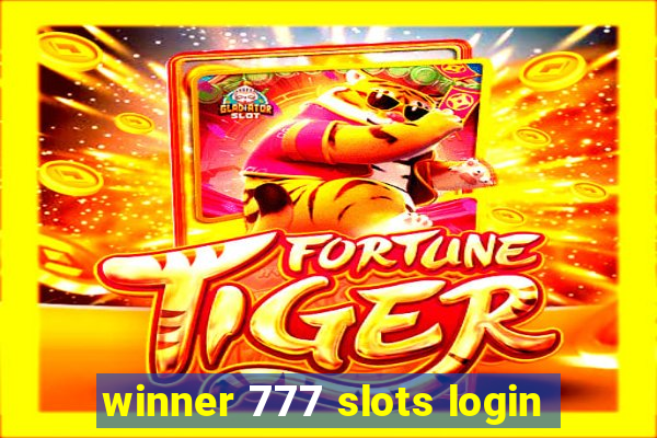 winner 777 slots login