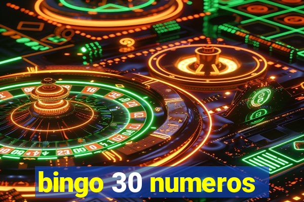 bingo 30 numeros