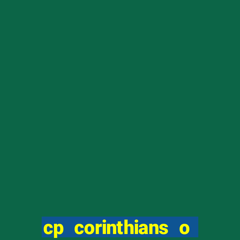 cp corinthians o que significa