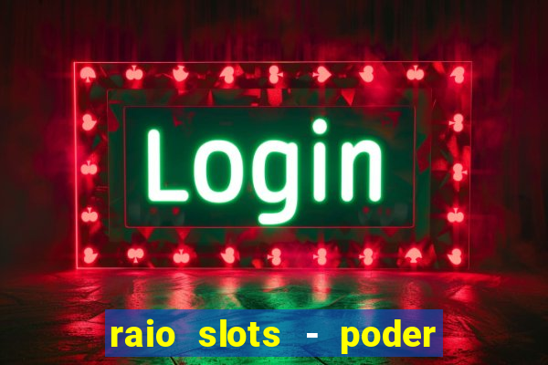 raio slots - poder de zéus