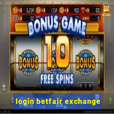 login betfair exchange