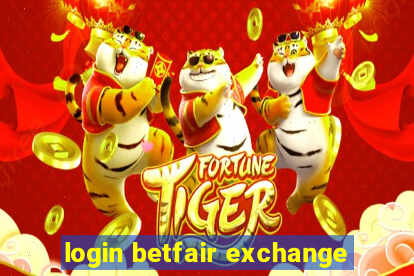 login betfair exchange