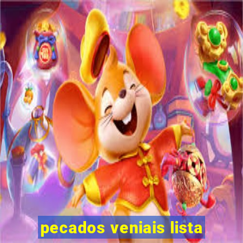 pecados veniais lista