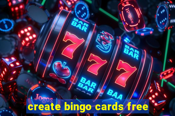 create bingo cards free