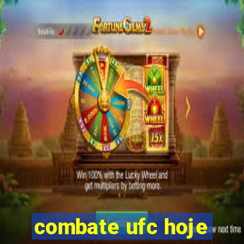 combate ufc hoje