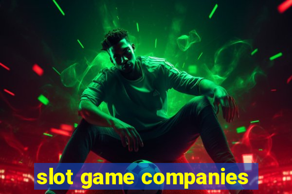 slot game companies