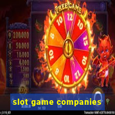 slot game companies