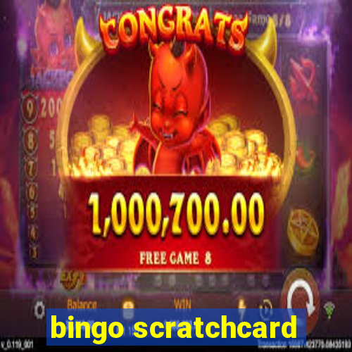 bingo scratchcard