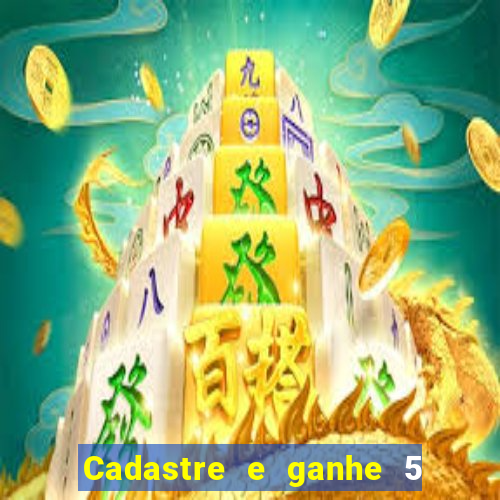 Cadastre e ganhe 5 reais para apostar