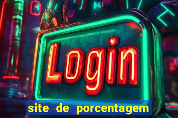 site de porcentagem de jogos pg slot