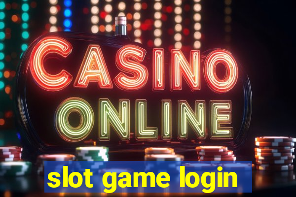 slot game login