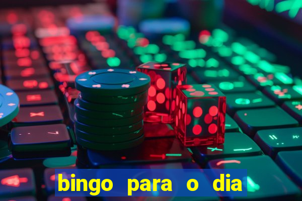 bingo para o dia do estudante