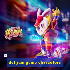 def jam game characters