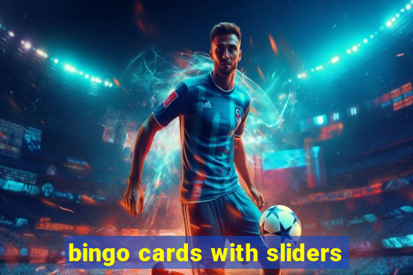 bingo cards with sliders