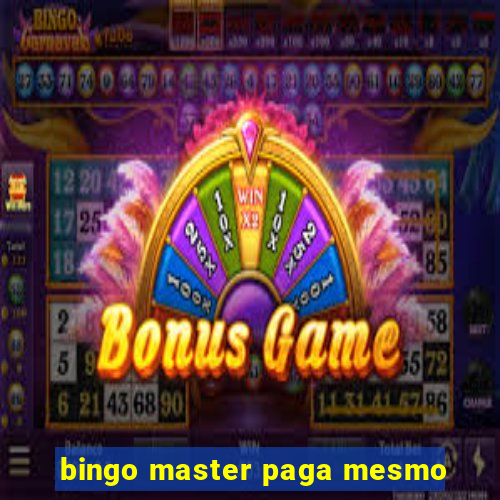 bingo master paga mesmo