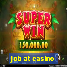 job at casino