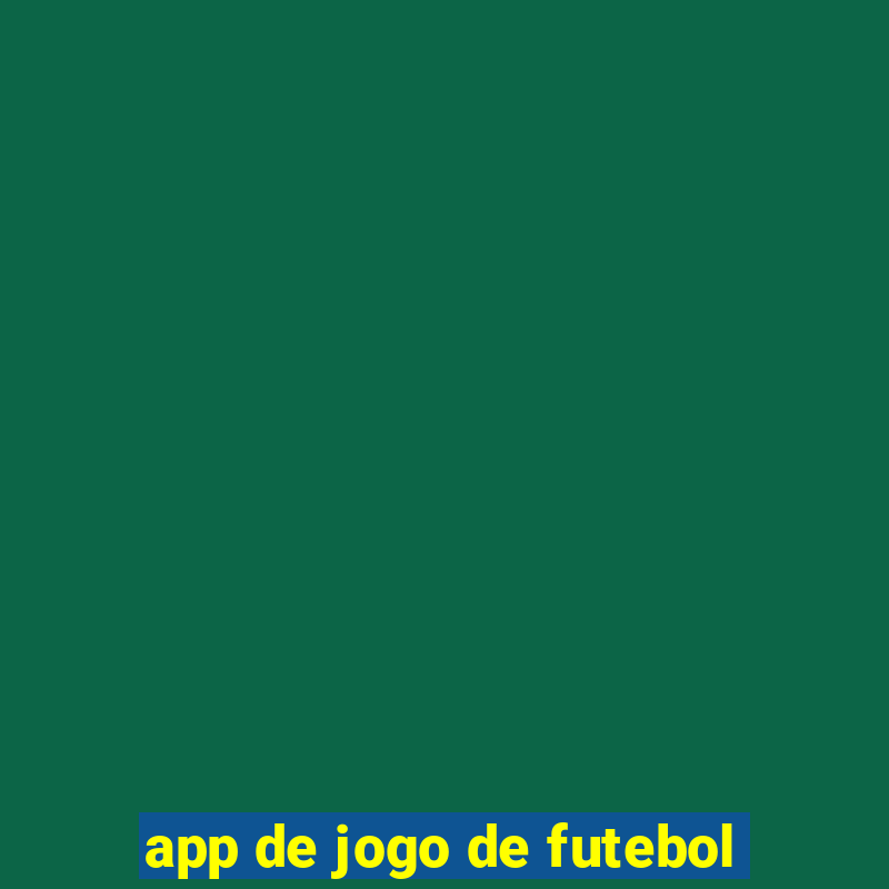 app de jogo de futebol