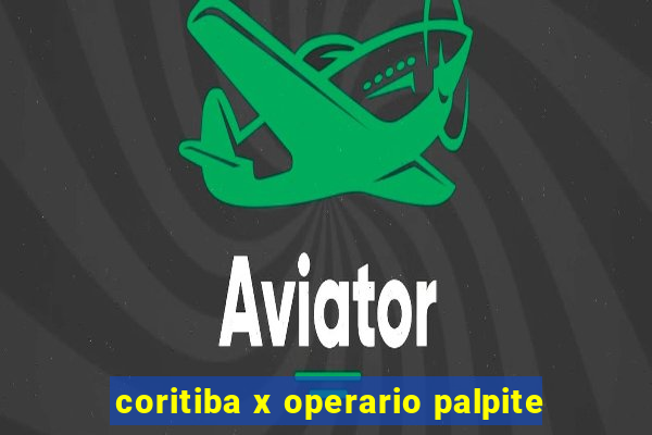 coritiba x operario palpite