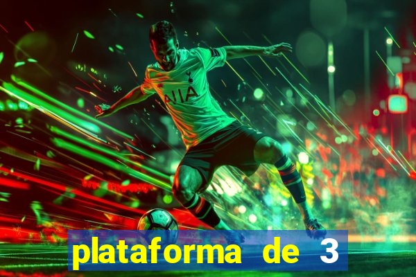 plataforma de 3 reais jogo