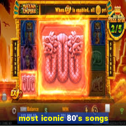 most iconic 80's songs