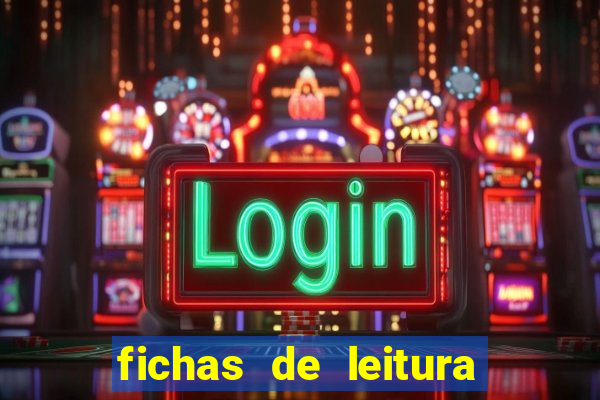 fichas de leitura pdf grátis