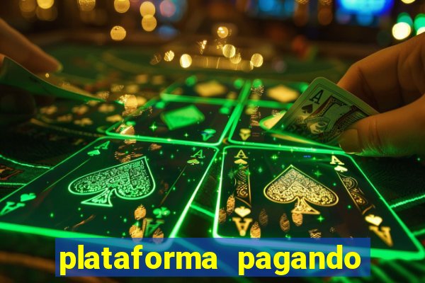 plataforma pagando bonus no cadastro