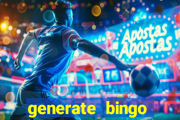 generate bingo cards with pictures