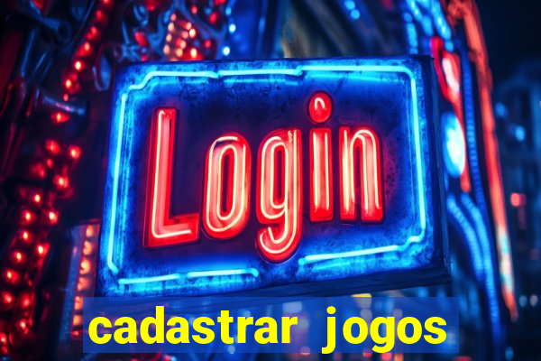 cadastrar jogos online caixa