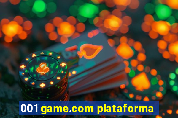 001 game.com plataforma