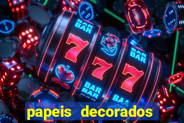 papeis decorados para imprimir