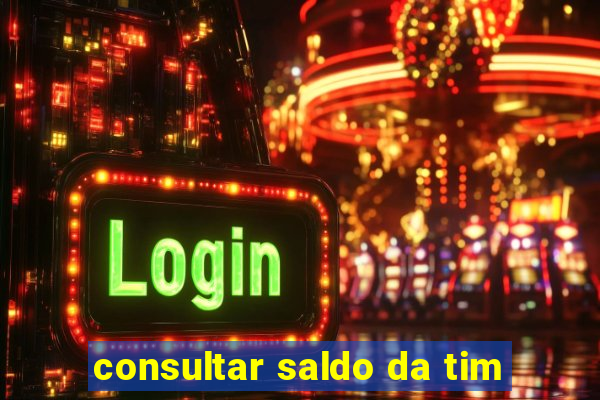 consultar saldo da tim