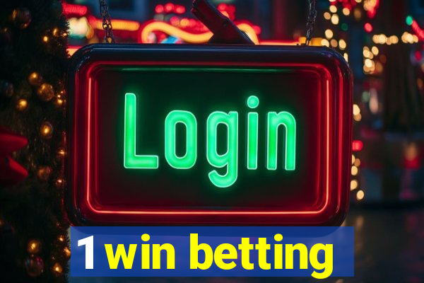 1 win betting