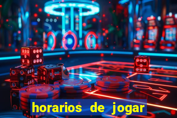 horarios de jogar no fortune tiger