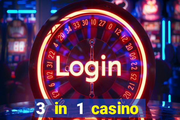 3 in 1 casino game set