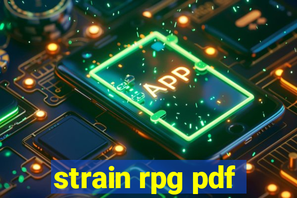 strain rpg pdf