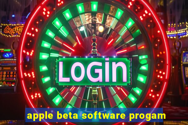 apple beta software progam