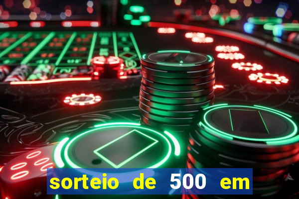 sorteio de 500 em cash toda segunda feira novibet