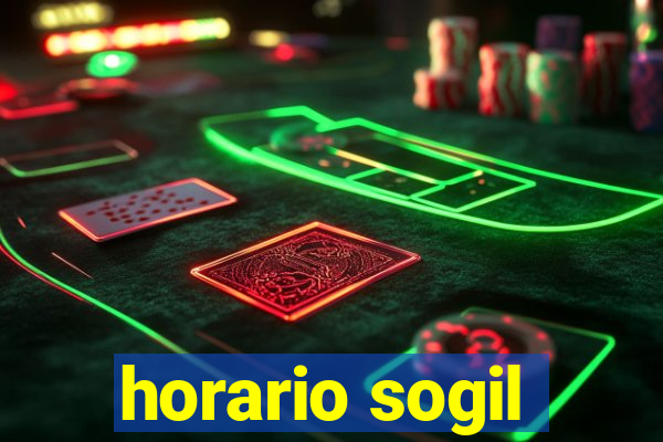 horario sogil